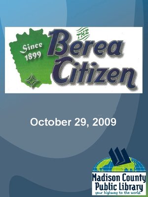 cover image of The Berea Citizen 2009 10/29